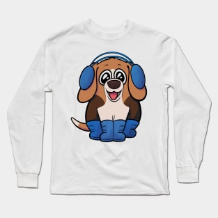 Winter Beagle Long Sleeve T-Shirt